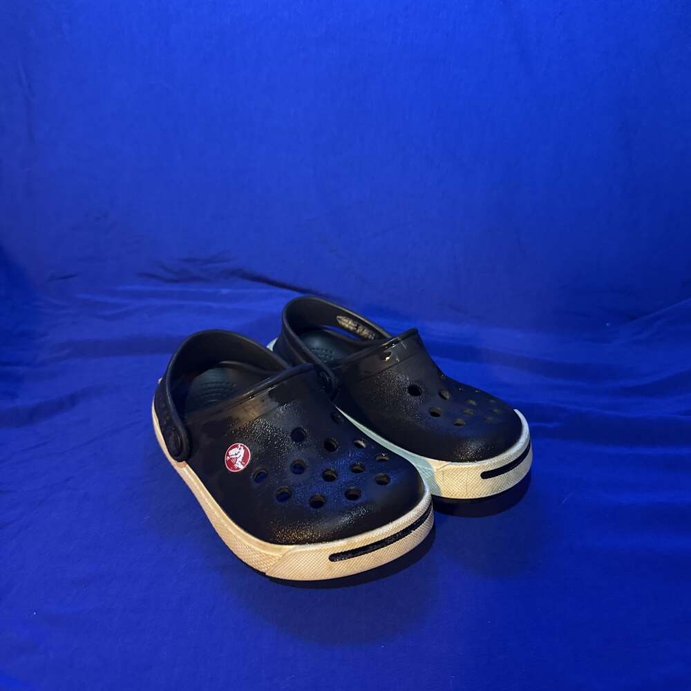 Crocs Crocband Clog Black Youth Kids Boys Girls Slip On Comfort Shoes 6/7